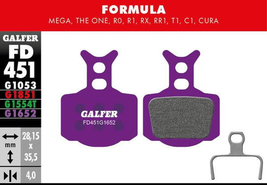 GALFER Brake Pad Bicycle FD451G1652