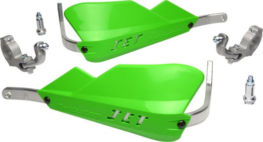 BARKBUSTERS JET Handguards for Tapered Handlebar 26.8MM Green JET-002-02-GR