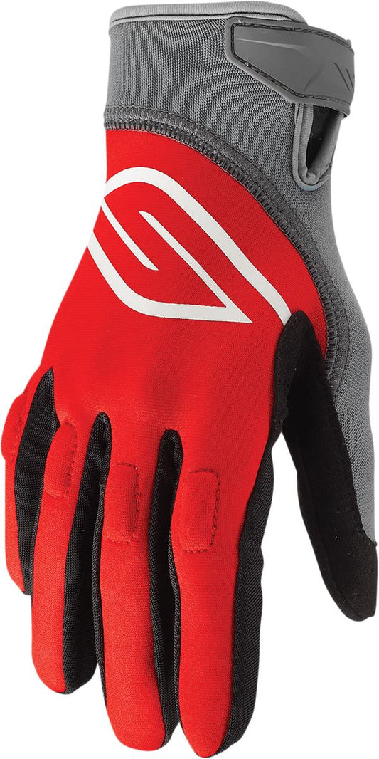SLIPPERY Watersports Circuit Gloves Red/Charcoal