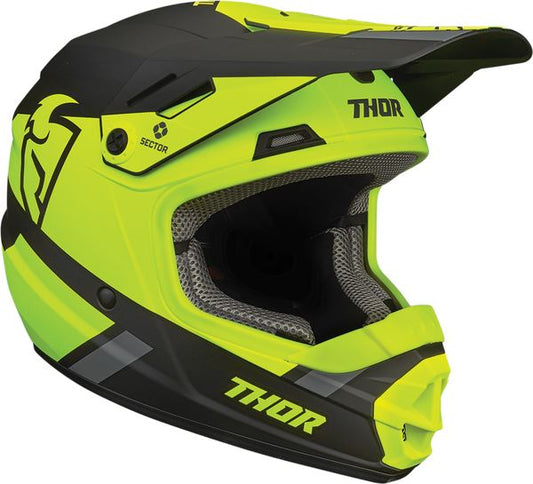THOR Youth Sector Split MIPS® MX Motorcross Helmet Hi-Vis/Yellow 2023 Model