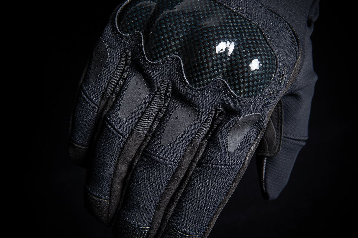 ICON Stormhawk CE Motorcycle Gloves Black/Gray 2023 Model