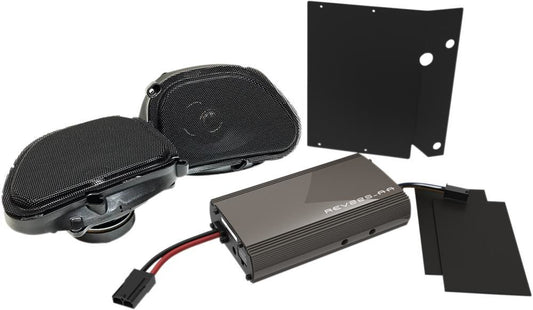 Hogtunes 225 Watt Amp and Gen3 2 Ohm Front Speaker Kit For Factory Radio - 225-RG-KIT-AA