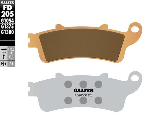 GALFER Brake Pad Street Sintered Metal FD205G1375