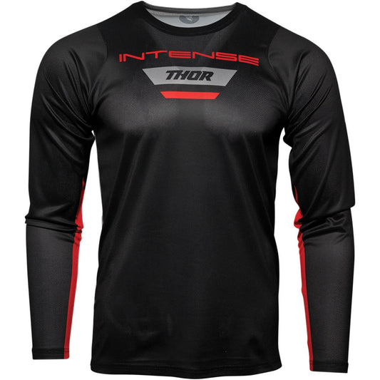 Thor MTB Intense Jersey LS Black - Gray 2022 Model