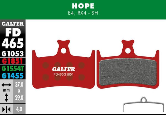 GALFER Brake Pad Bicycle FD465G1851