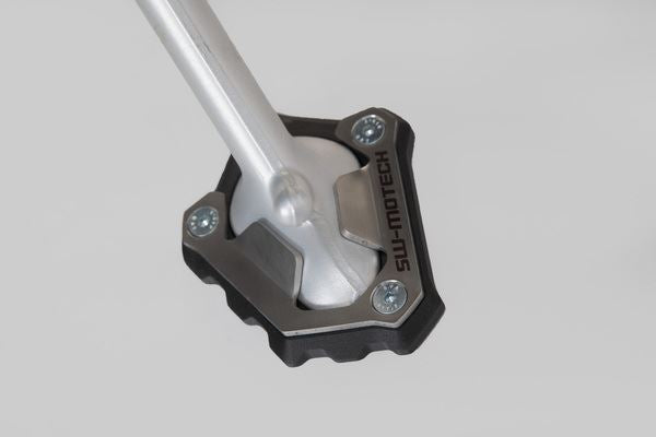 SW MOTECH Sidestand Foot Extension Black/Sliver Triumph Scrambler1200 Xc / Xe 19-23 STS.11.929.10000