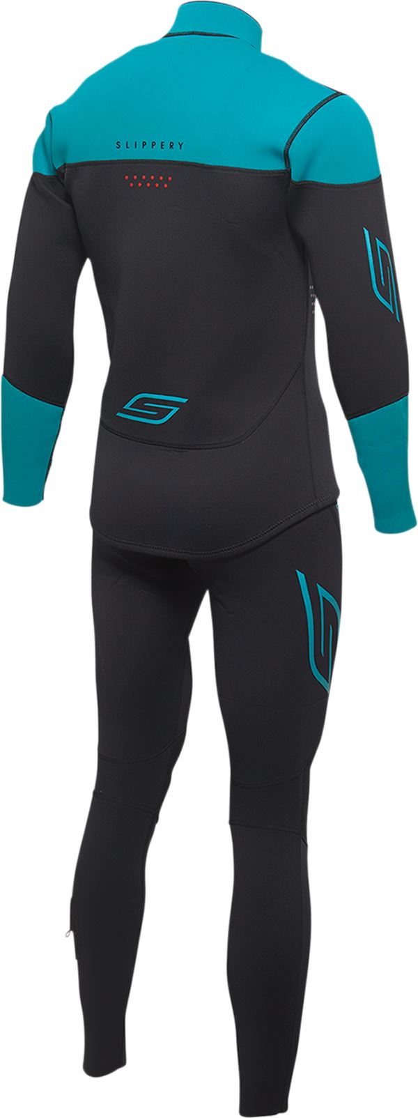 SLIPPERY Watersports Breaker Wetsuit Black/Aqua