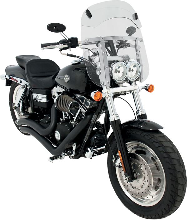 MEMPHIS SHADES Hot Wing Windshield Wind Deflector Gray MEM5805