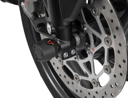 SW MOTECH Front Axle Slider Set Black V-Strom 1000 / 1050 Mt-10 STP.05.176.10101/B