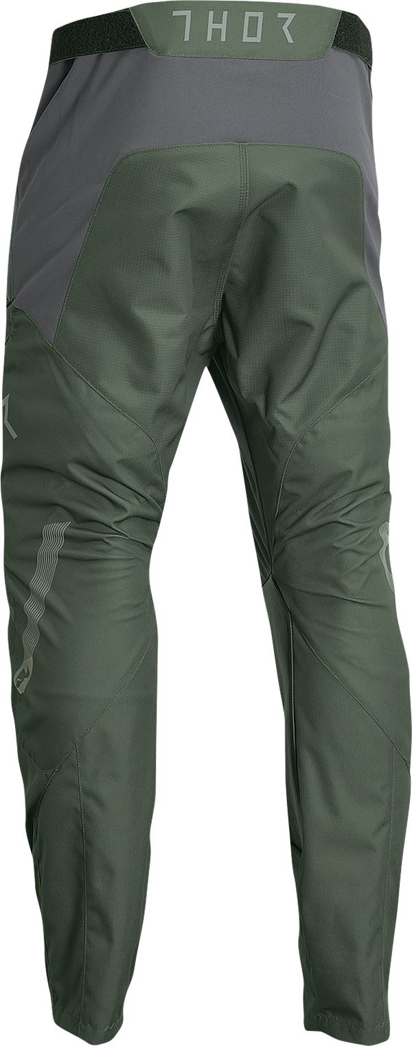 THOR Terrain In-the-Boot MX Motorcross Pants Green 2023 Model