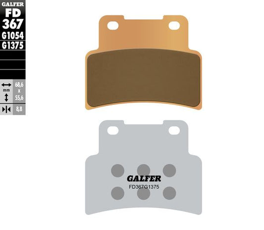 GALFER Brake Pad Street Sintered Metal FD367G1375