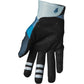 THOR Assist React MX Motorcross Gloves Teal/Midnight 2023 Model