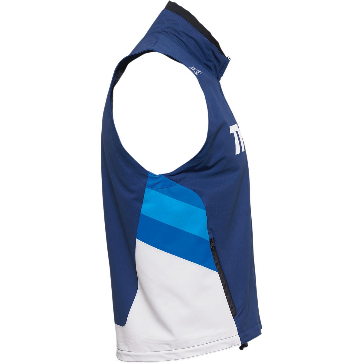 THOR MX Motorcross Warmup Vest Blue 2023 Model