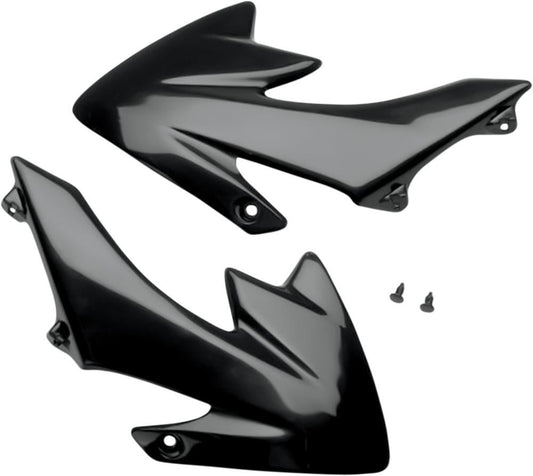 UFO RADIATOR COVERS HONDA CRF50 BLACK HO03643-001