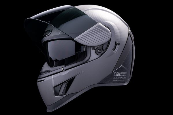 ICON Airform™ Counterstrike MIPS® Motorcycle Helmet Silver - 2023 Model