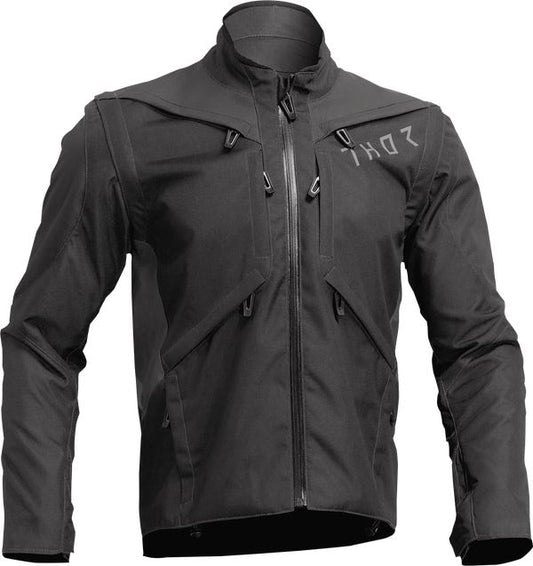 THOR Terrain MX Motorcross Jacket Black/Gray 2023 Model