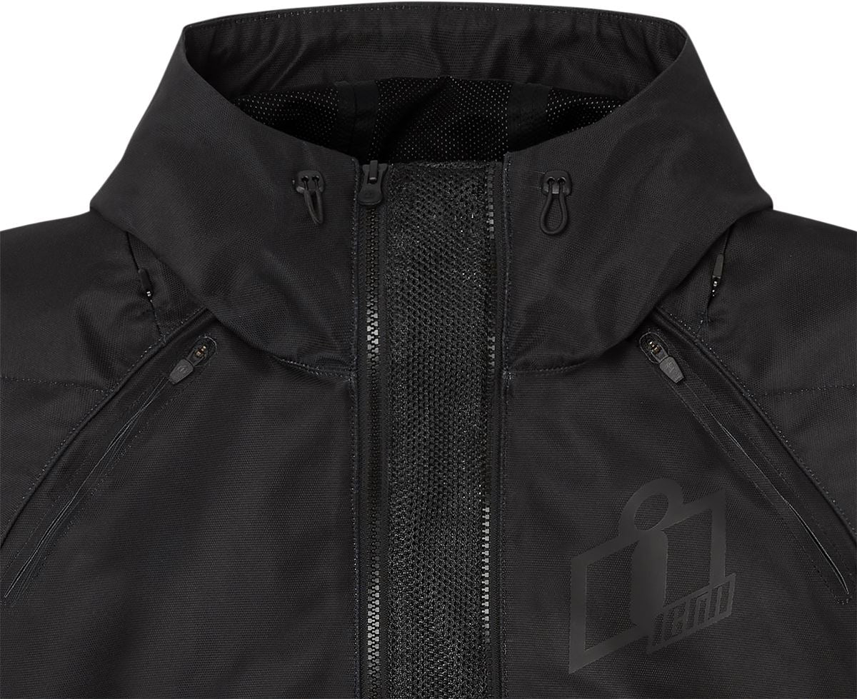 ICON Women's Airform Motorcycle Jacket Black 2023 Model