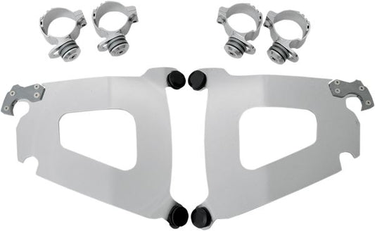 MEMPHIS SHADES Bullet Fairing Mounting Kit Complete POLISHED MEK1976