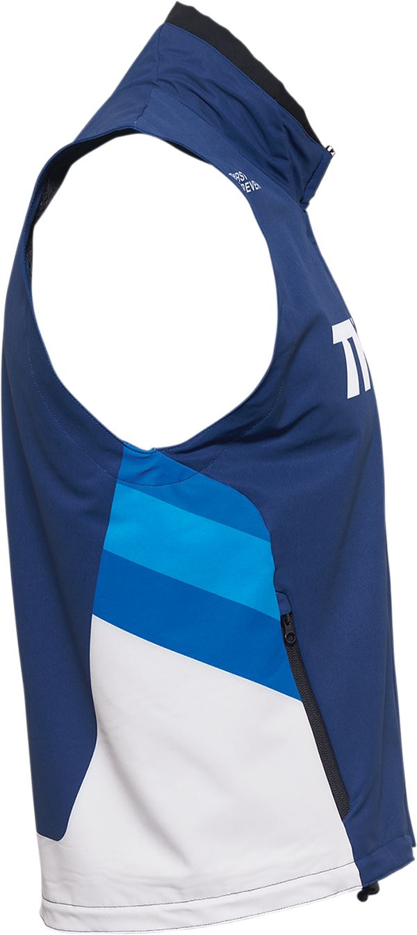 THOR MX Motorcross Warmup Vest Blue 2023 Model