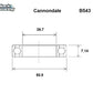 BLACK BEARING HB 39.7X50.8X7.14MM HB-B543